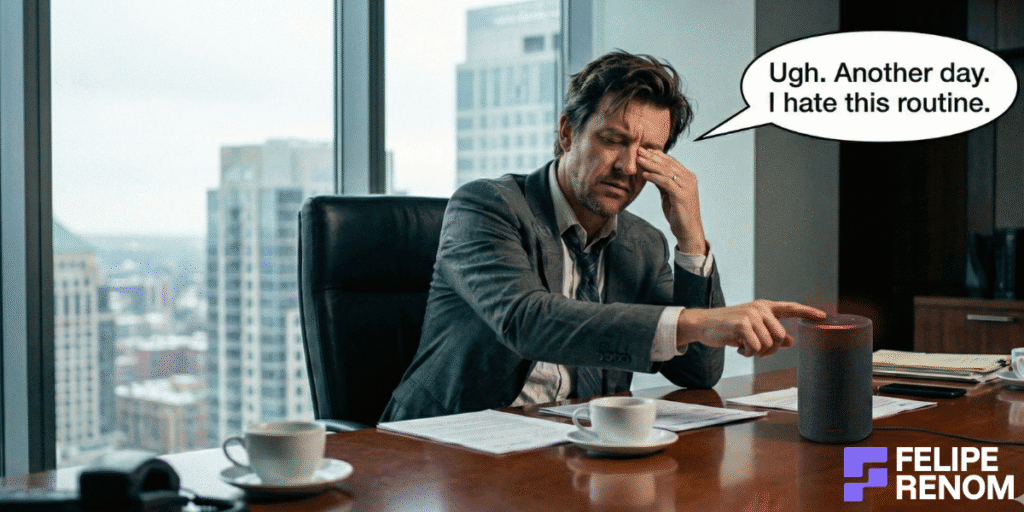 ceo that hates his morning routine